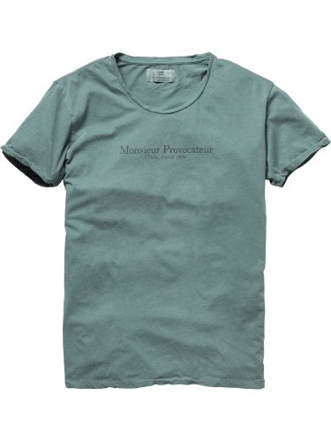 Scotch & Soda Herren Shirt T-Shirt s s basic printed tee - 11040751126