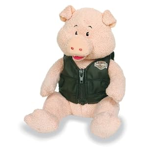 Kids Preferred Harley-Davidson Biker Club - Torque Pig Bean Bag Toy