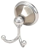 Hardware House 177048 Satin Nickel and Polished Chrome Jubilee Robe Hook