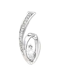 14K White Gold Diamond Pendant - 0.65 Ct. -- LIFETIME WARRANTY