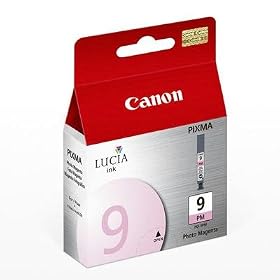 Click here to buy Canon PGI-9 Photo Magenta Ink Tank (1039B002) by Canon.