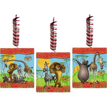 Madagascar 32in Dangling Cutouts 3ct