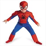 Toddler Spider-Man Muscle Costume Boys Small 4-6