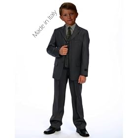Johnnie Lene Gray Color Suit Set for Boys From Baby to Teen