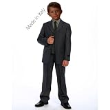 Johnnie Lene Gray Color Suit Set for Boys From Baby to Teen