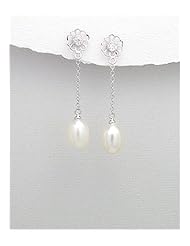 CZ Earrings In 92.5 Sterling Silver