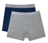 Calvin Klein Boys Grey / Navy 2 Pack boxer briefs for boys