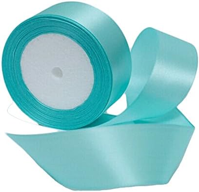 Anna Party Coloured Ribbon Gift Wrap Curling Wide Multi Colored Supplies Eco Friendly Decorations 22M(Tiffany Blue)