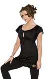 Chicago Blackhawks Women's Rayon Peasant Top - by Alyssa Milano