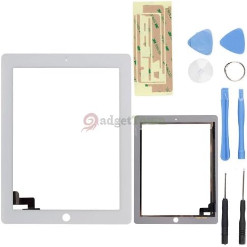 New OEM Touch Screen Glass Digitizer Replacement for Apple iPad 2G White+Tools