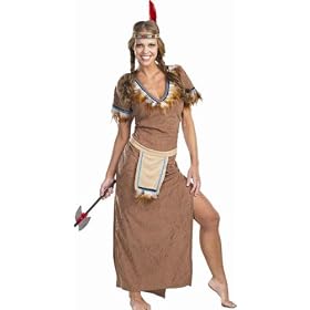 Halloween Adult Womens Costumes Native American Indian Princess Dress Costume Theme Party Outfit