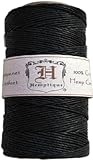 Hemptique 20 Lbs Hemp Cord Spool Black