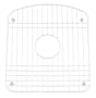 KOHLER K-6009-0 Napa Bottom Basin Rack, White