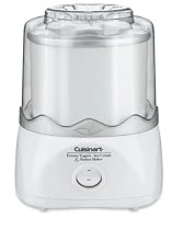 Factory Reconditioned Cuisinart ICE-20FR Automatic Frozen Yogurt-Ice Cream & Sorbet Maker, White