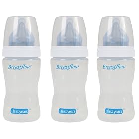 The First Years Breastflow BPA Free Bottle 3-Pack, 5 Oz