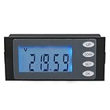 AC デジタル LCD 80-260V 100A マルチメーター 電圧 アンペア数 電力 エネルギー 稼働時間 メーター ブルー バックライト 表示 電圧計 電流計 モニター 変流器を持つ