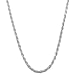 Beautiful Solid 925 Sterling Silver Diamond-Cut Rope Chain