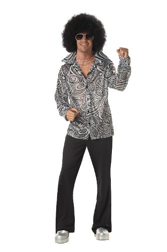 California Costumes Men's Groovy Disco Shirt Costume