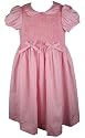 Rare Editions Baby Girls Pink Spotted Smocked Dress-24 months