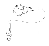 [ZKF223] KVK　KF12F2-1BTO用　洗髪シャワーセット　ヘッド＆ホース