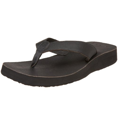 Reef Women's Butter 2 Flip Flop,Black/Black,9 M US
