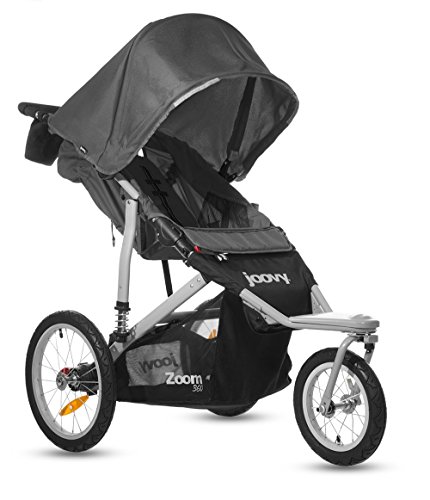 Joovy-Zoom-360-Swivel-Wheel-Jogging-Stroller-Black
