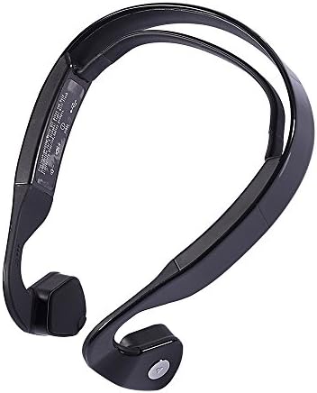 Bone Conduction headphones, AnZebra Wireless Bluetooth 4.0 Earphone Stereo Headphones Sports Headset with Built-in Microphone,Hearing Aid+bluetooth Phone+music Keep Ear Open Bluetooth Headset(Black)