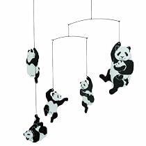 Mobile bébé pandas