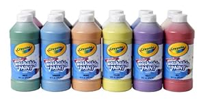 Crayola Education - Lote de pinturas lavables, colores variados