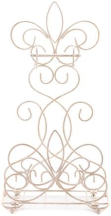 Koehler Home Kitchen Decorative Gift Fleur De Lis Standing Bathroom Toilet Paper Holder Rack