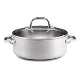 Anolon Chef Clad Stainless Steel 4-Quart Covered Dutch Oven