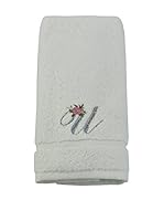 Bottega Tessile Toalla De Manos Monogram (Gris Claro U)