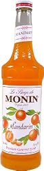 Monin Flavored Syrup, Mandarin, 33.8-Ounce Plastic Bottles (Pack of 4)
