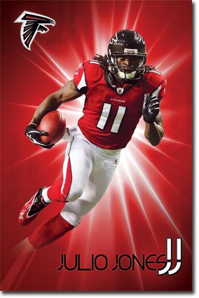 Atlanta Falcons J Jones Poster 2027