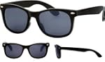 Lunettes de soleil style Wayfarer ret...