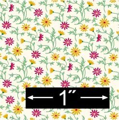 1:24 Scale He Loves Me Red Dollhouse Wallpaper