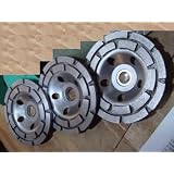 Buy 4 Pieces X 5 125mm Diamond Double Row Grinding Cup Wheel Concrete