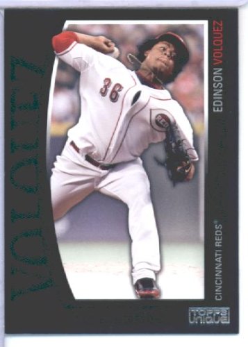 2009 Topps Unique Baseball Card #33 Edinson Volquez Cincinnati Reds® Mint Condition- Shipped In Protective ScrewDown Display Case!