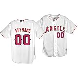 Angels Majestic MLB Custom Authentic Home Jersey - Men's