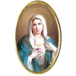Car Visor Clip - Immaculate Heart of Mary - 1.75"x1.0" - Clip on