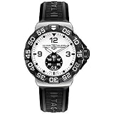 TAG Heuer Mens Formula 1 Grande Date White Dial Rubber Strap Watch #WAH1011.BT0717 by TAG Heuer
