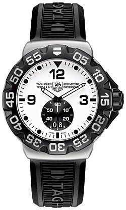 TAG Heuer Mens WAH1011BT0717 Formula 1 Grande Date White Dial Watch TAG Heuer Mens WAH1011BT0717 Formula 1 Grande Date White Dial Watch