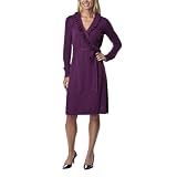Merona® Women's Ruffle Faux Wrap Sweater Dress - Heather Fushia L