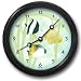 Tropical Fish Round Acrylic Wall Clock