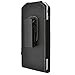 Hy PU Leather Holster Case with 360° Rotating Degree Belt Clip Compatible with Apple Iphone 6 4.7''/Apple 6s includes Hy Stylus Pen (Black)