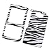 Samsung EPIX i907 AT&T Rubberized Snap-on Protector Hard Case Image Cover "Zebra Pattern" Design