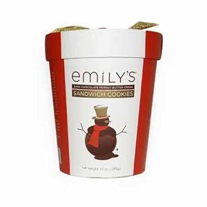 Emily's Chocolate Covered Peanut Butter Sandwich Cookies 10oz by Chocolate-Covered Peanuts