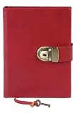 The Secret Diary Journal, Lined, Key and Lock Closure, Red