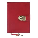 TheSecretDiaryJournal,Lined,KeyandLockClosure,Red