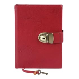 The Secret Diary Journal, Lined, Key and Lock Closure, Red